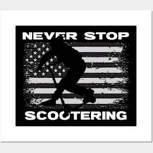 Never Stop Scootering Posters and Art